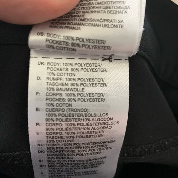 Adidas Shorts Mens Size 38 Climalite Golf Black Flat Front Lightweight Pockets - Picture 4 of 7